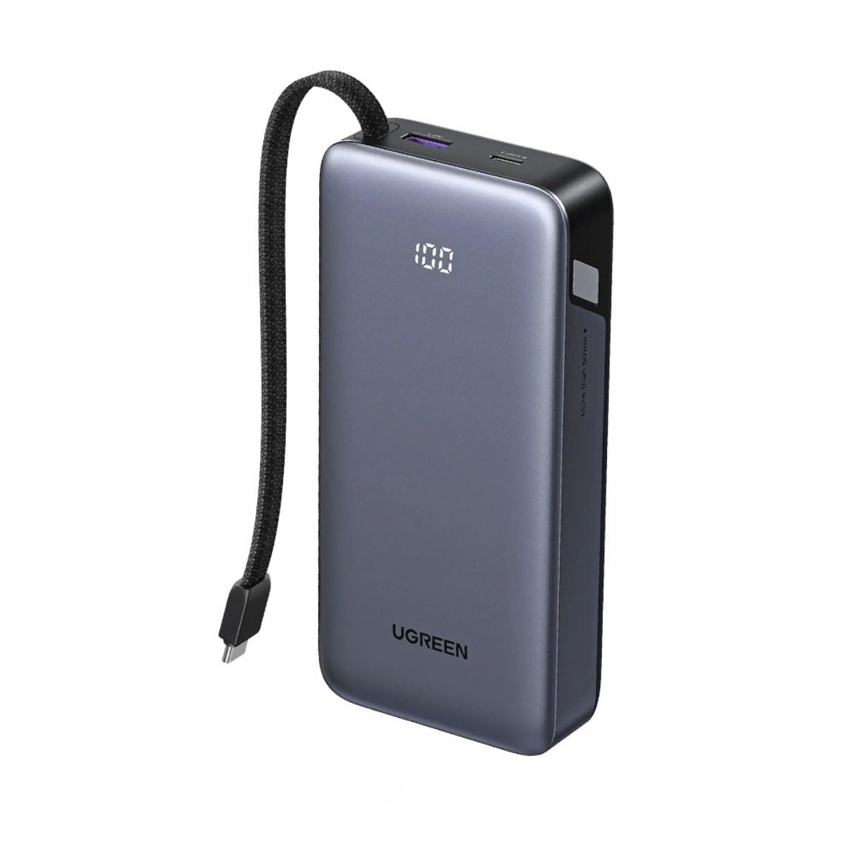 Batería portátil UGREEN con cable incorporado de 45W - 20,000 mAh