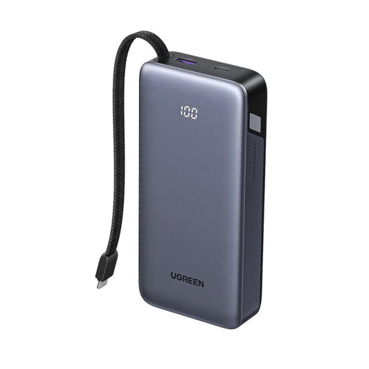 Batería portátil UGREEN con cable incorporado de 45W - 20,000 mAh