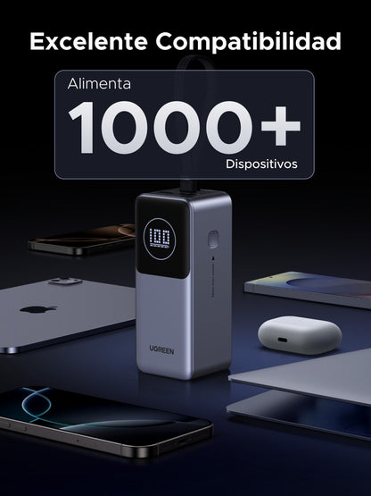Batería portátil UGREEN con cable incorporado de 130W - 20,000mAh-7