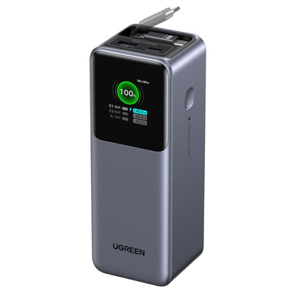Batería portátil UGREEN con cable retráctil de 165W - 20,000mAh-1