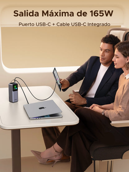 Batería portátil UGREEN con cable retráctil de 165W - 20,000mAh-4