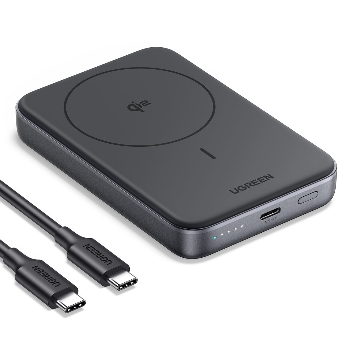 Batería portátil UGREEN inalámbrica de 15W - 10,000 mAh