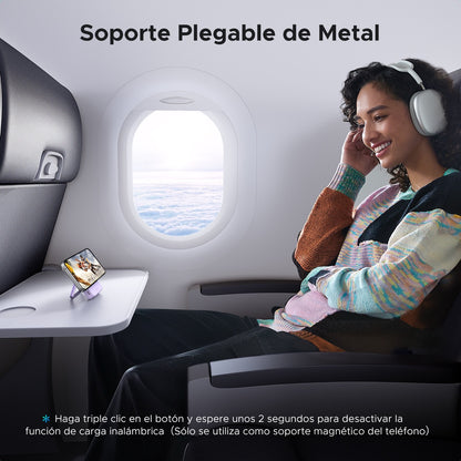 Batería portátil UGREEN UNO inalámbrica de 15W - 10,000 mAh - lila-8
