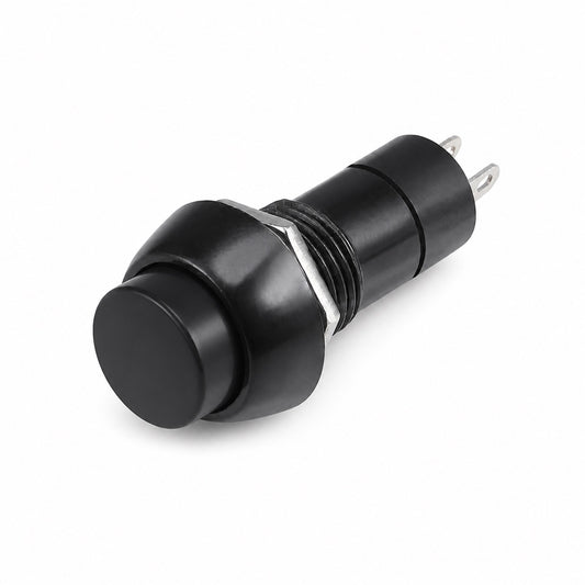 Pulsador con enclave PBS-11A de 12mm 3A 250V - negro-1