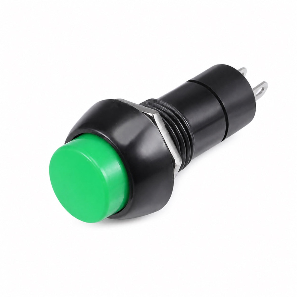 Pulsador con enclave PBS-11A de 12mm 3A 250V - verde-1