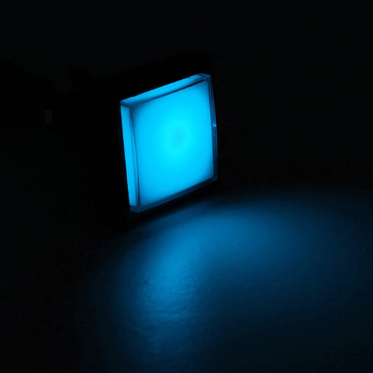 Pulsador arcade triangular LED PBS-33 - azul-2