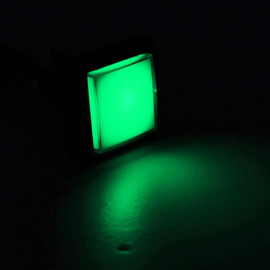 Pulsador arcade triangular LED PBS-33 - verde-2