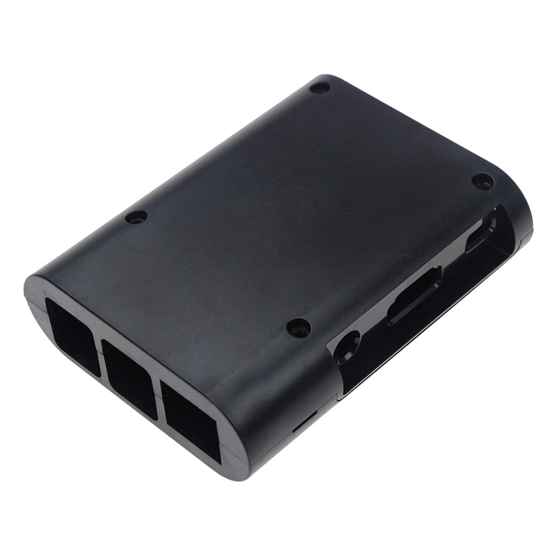 Protector de plástico para Raspberry Pi 3 modelo B+, negro-1