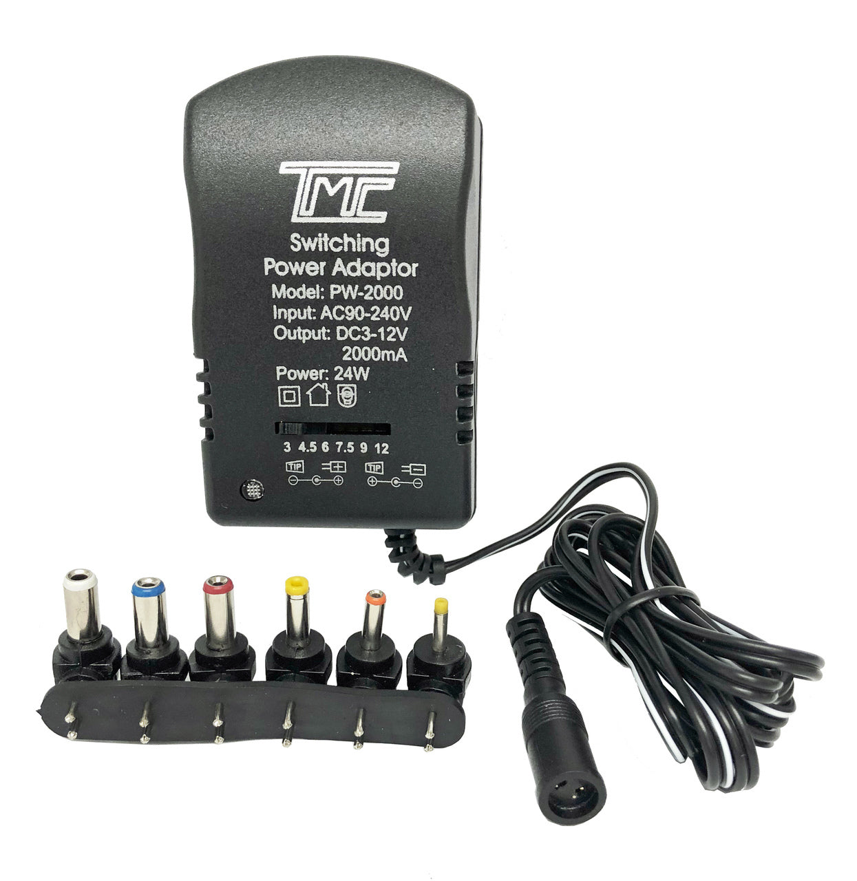 Adaptador AC-DC TMC variable de 3V a 12V 2A-1