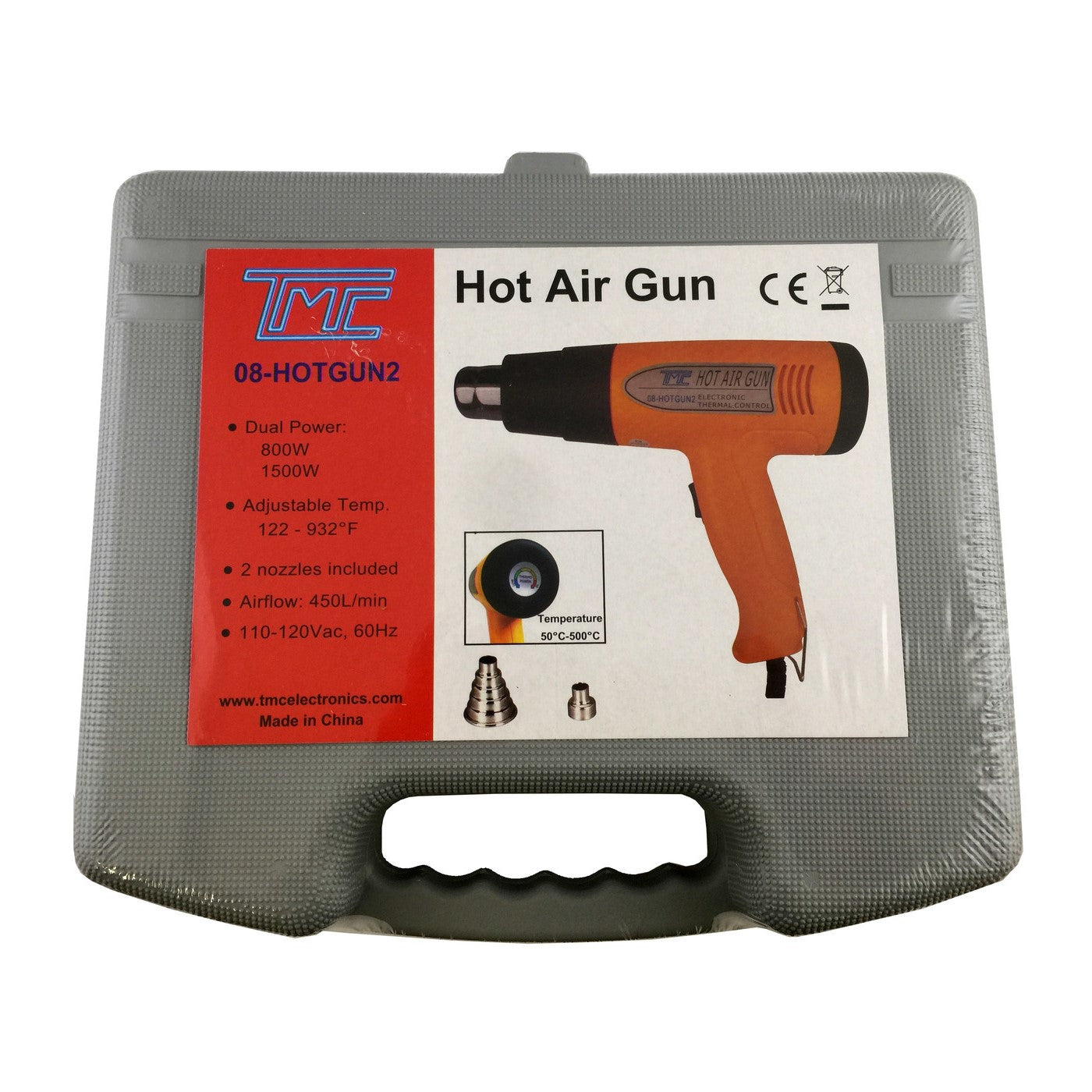 Pistola de calor TMC por control análogico, 2 velocidades-2