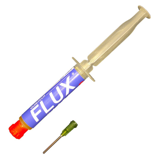 Flux sin plomo Quimtech en jeringa 10g