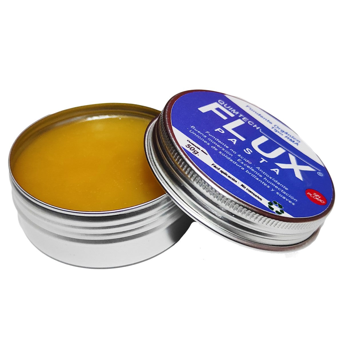 Flux sin plomo Quimtech en tarro 50g
