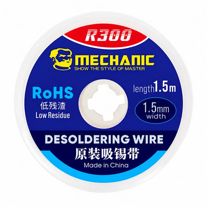 Malla para desoldar Mechanic R300 de 1.5mm x 1.5m