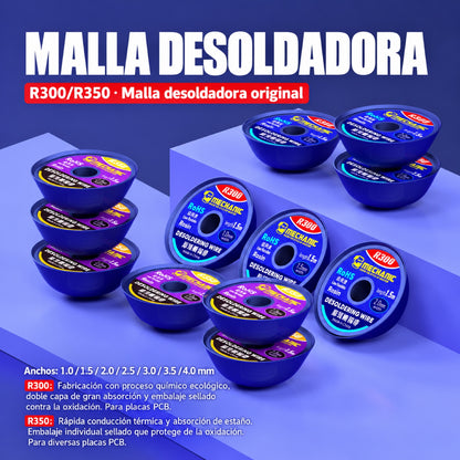 Malla para desoldar Mechanic R300 de 1.5mm x 1.5m-2