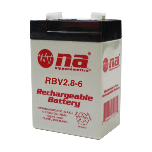 Batería recargable sellada de ácido-plomo 6V 2.8Ah-1