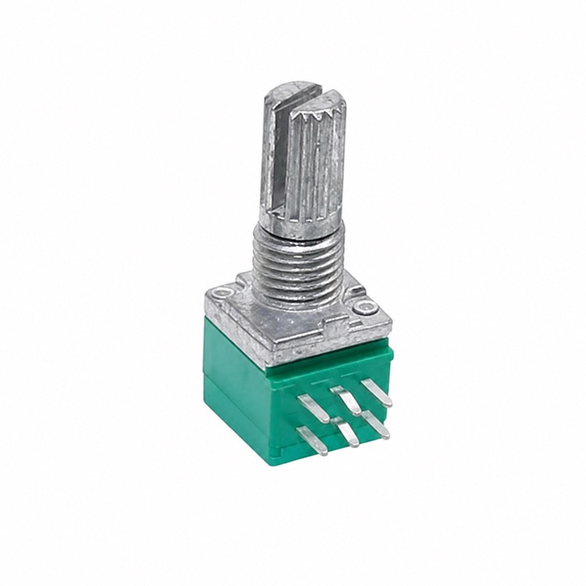 Potenciómetro RK097G de audio sin switch de 100K Ohms - 6 pines-1
