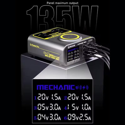 Estación de carga USB Mechanic S-POWER PRO de 135W-5
