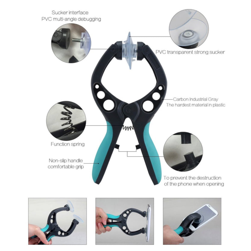 Herramienta para abrir celulares de doble ventosa Welsolo S-W299-3