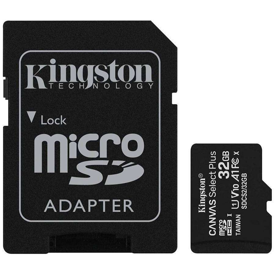 Tarjeta microSD Kingston de 32GB con adaptador SD-1