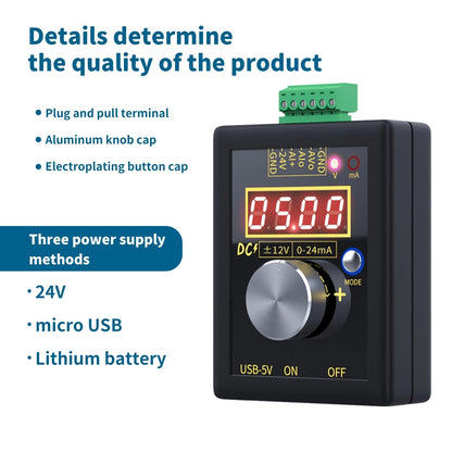 Generador de señal de corriente y voltaje Fnirsi SG-002-4