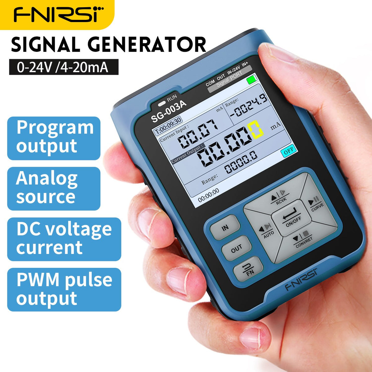 Generador de señal de corriente y voltaje Fnirsi SG-003-3