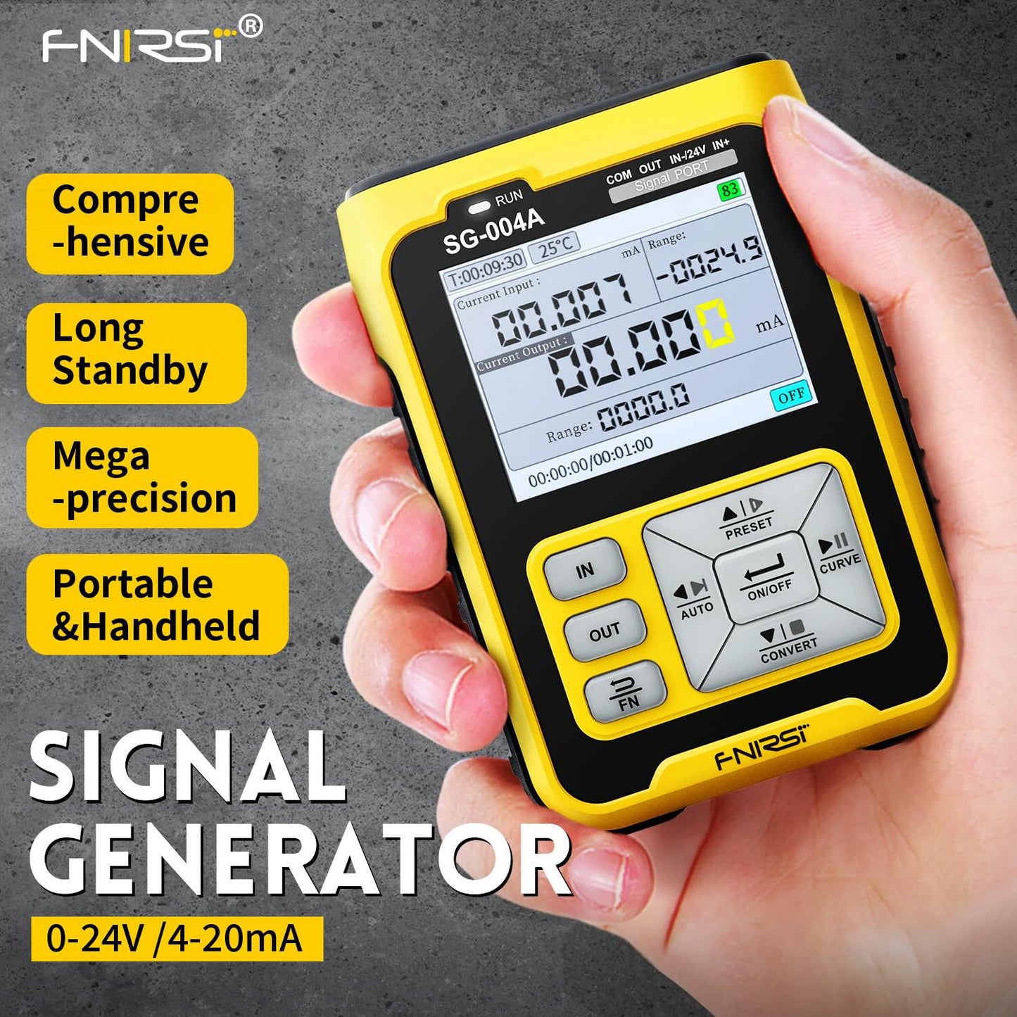 Generador de señal de corriente y voltaje Fnirsi SG-004-3