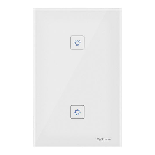 Apagador de pared Wi-Fi touch doble-1