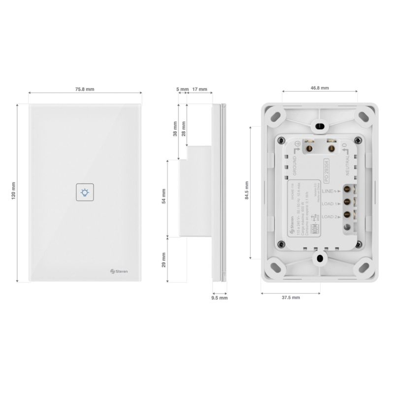 Apagador de pared Wi-Fi touch-2