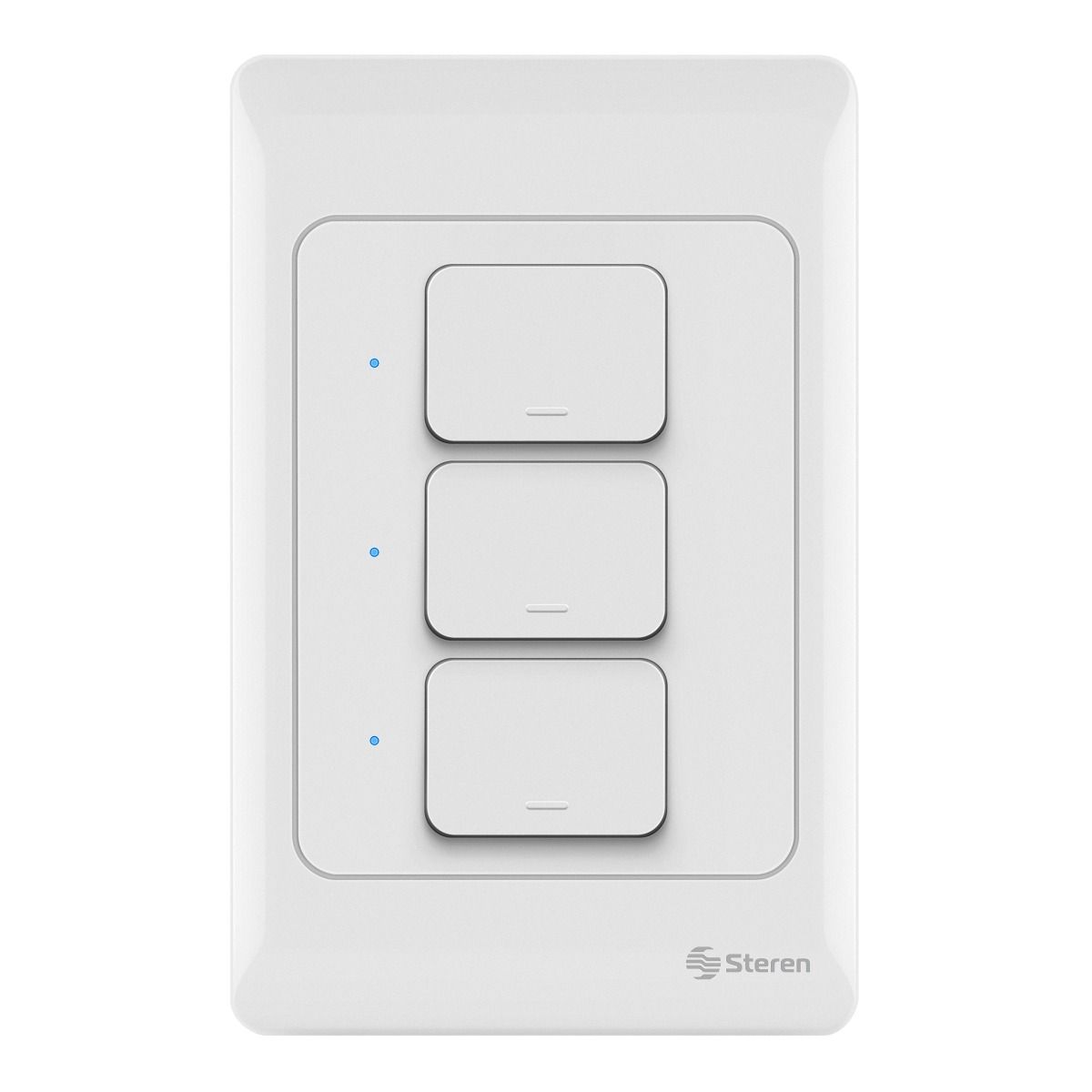 Apagador de pared Wi-Fi de botón triple-1