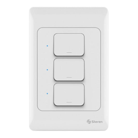 Apagador de pared Wi-Fi de botón triple-1