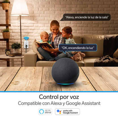 Tomacorriente Wi-Fi doble con USB-4