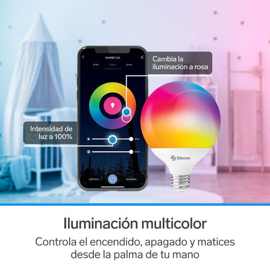 Bombilla LED inteligente Steren Wi-Fi, de colores 15W-2