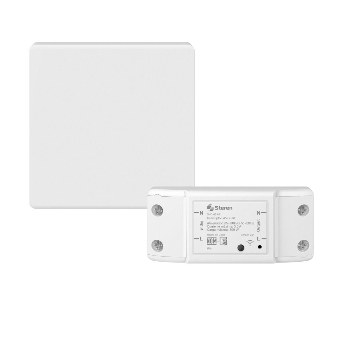 Apagador inalámbrico RF cinético sencillo-1