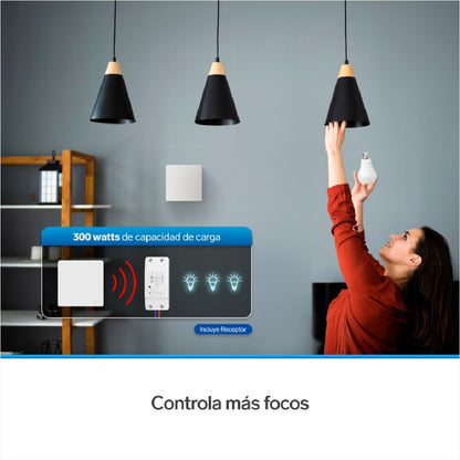 Apagador inalámbrico RF cinético sencillo-7