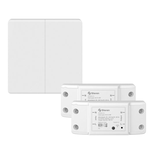 Apagador inalámbrico RF cinético doble-1
