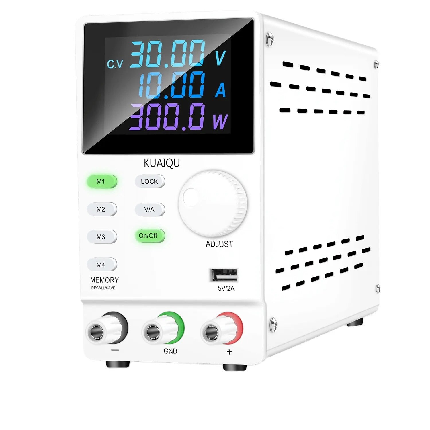 Fuente DC Kuaiqu SPPS3010D-232 con memoria e interfaz USB - 30V 10A-1