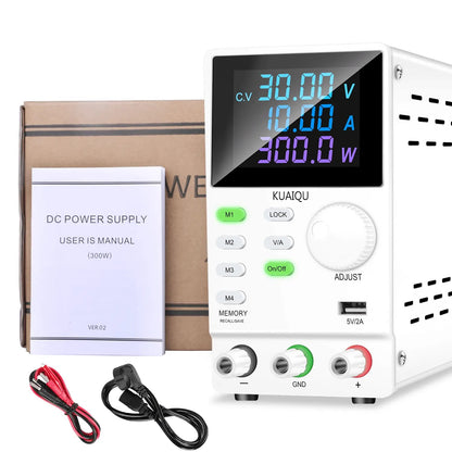 Fuente DC Kuaiqu SPPS3010D-232 con memoria e interfaz USB - 30V 10A-5