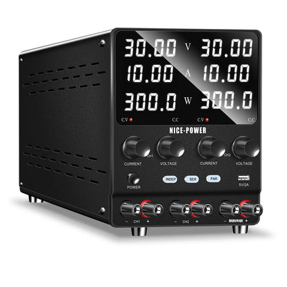 Fuente DC dual Kuaiqu de 600W - 30V-20A - 60V-10A o 2 salidas 30V-10A-1