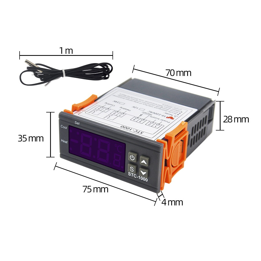 Termostato STC-1000 de 12V-2