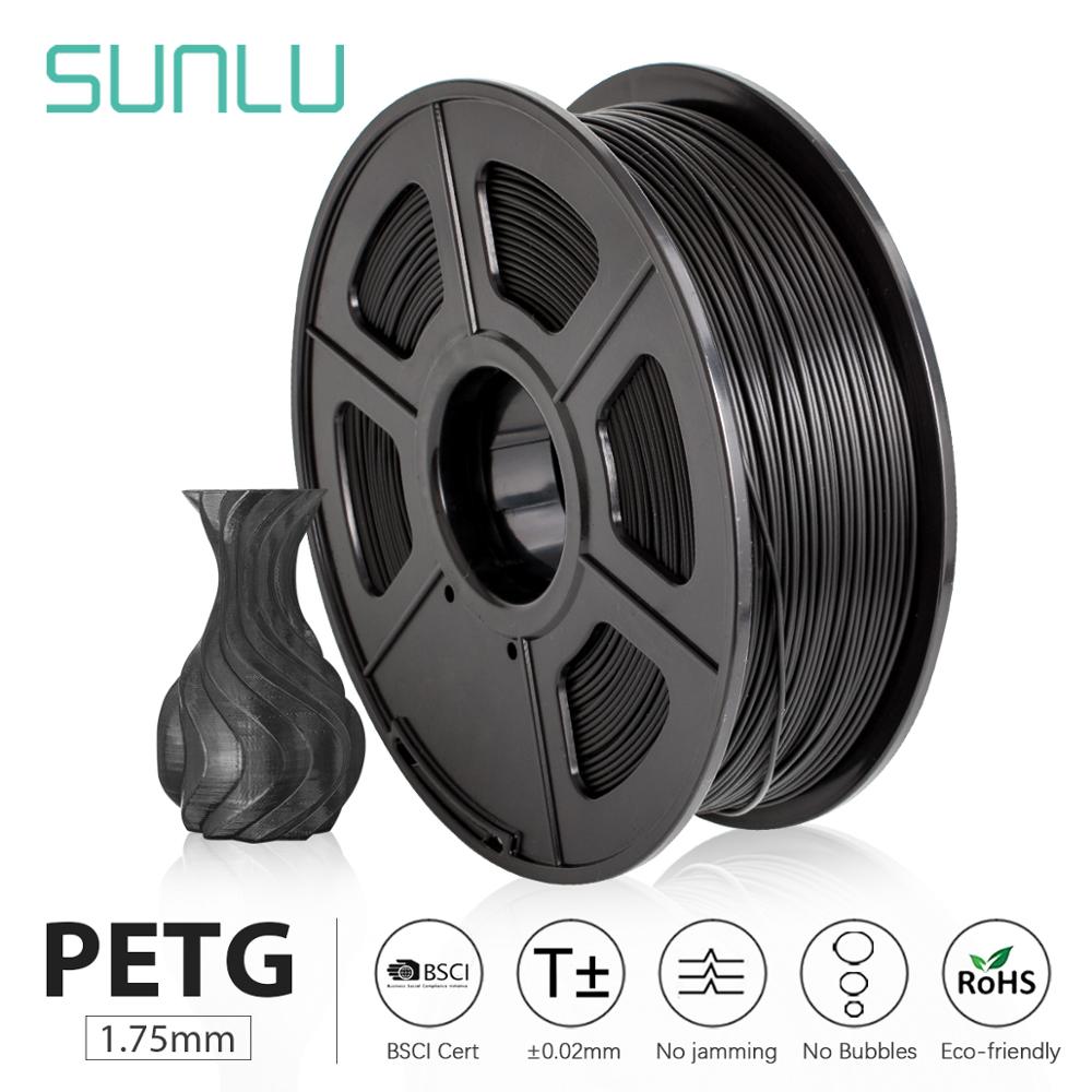 Filamento SUNLU PETG negro