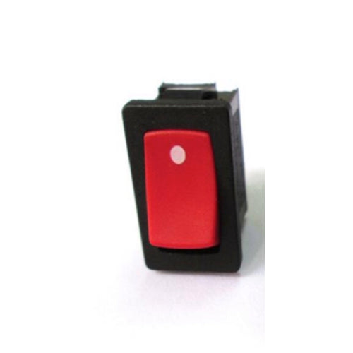 Switch ON OFF SPST, rojo rectangular 12A-1