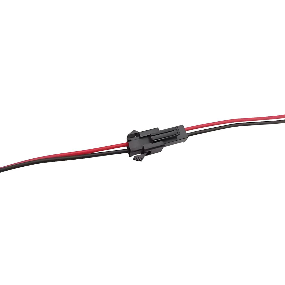 Pareja de cables 24 AWG con conector de 2 líneas - 20 cm-2