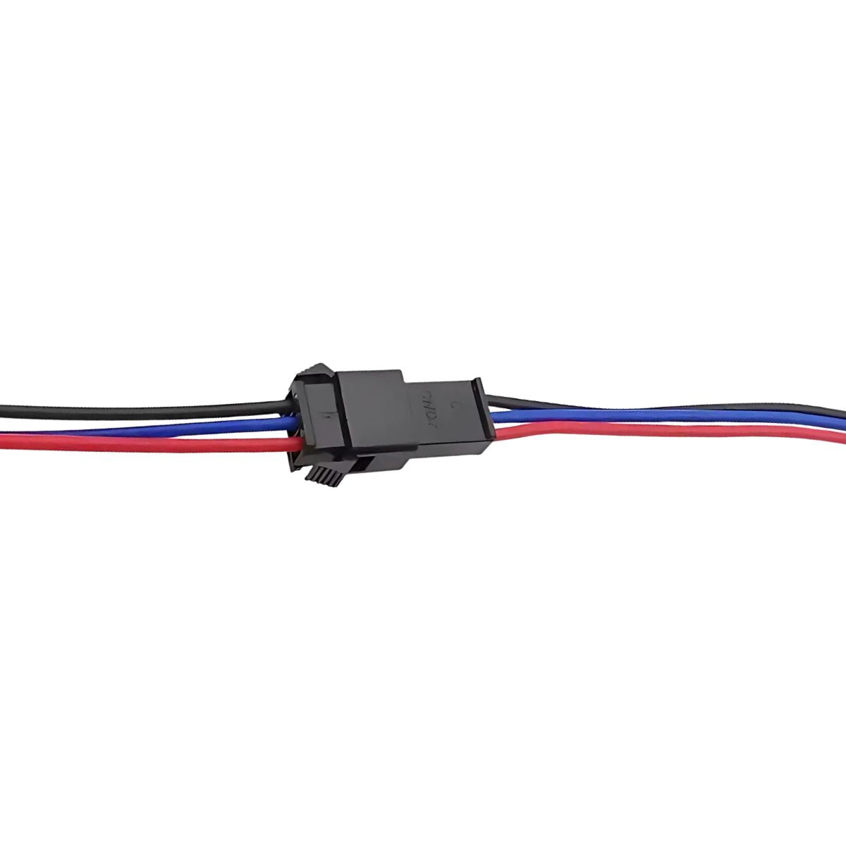 Pareja de cables 24 AWG con conector de 3 líneas - 20 cm-2