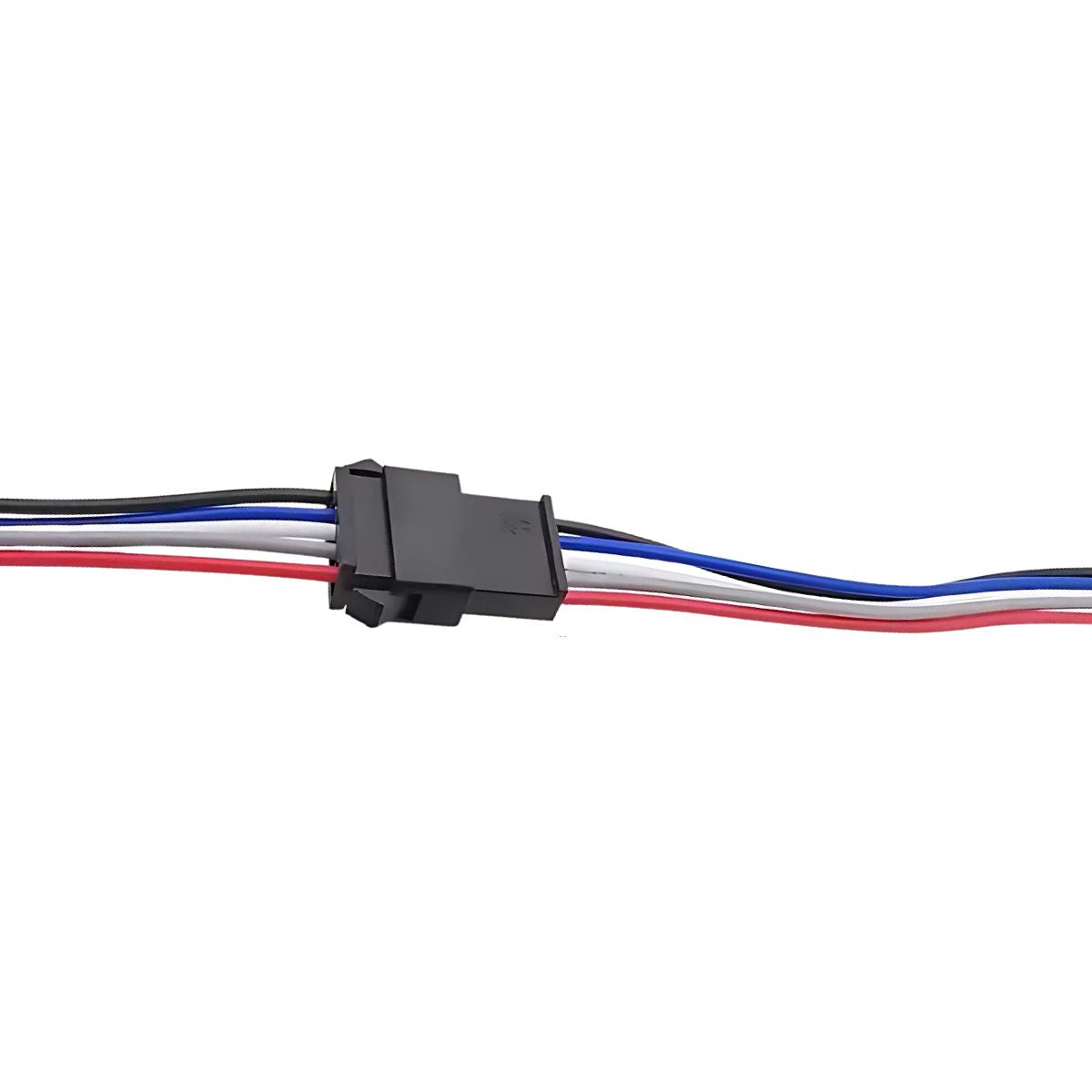 Pareja de cables 24 AWG con conector de 5 líneas - 20 cm-2