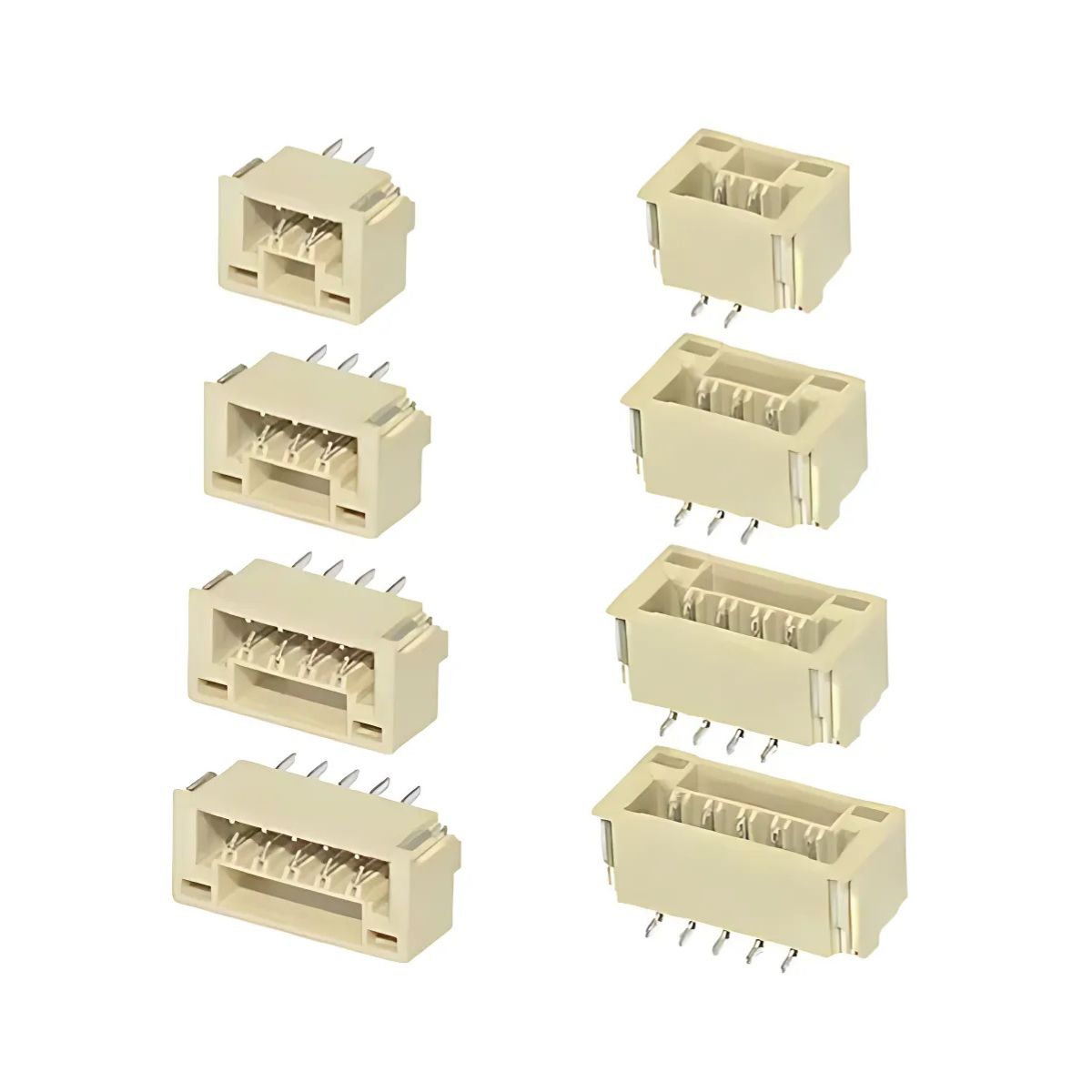 Kit de conectores verticales SMD GH1.25 de 2 a 10 pines - 150 piezas-1