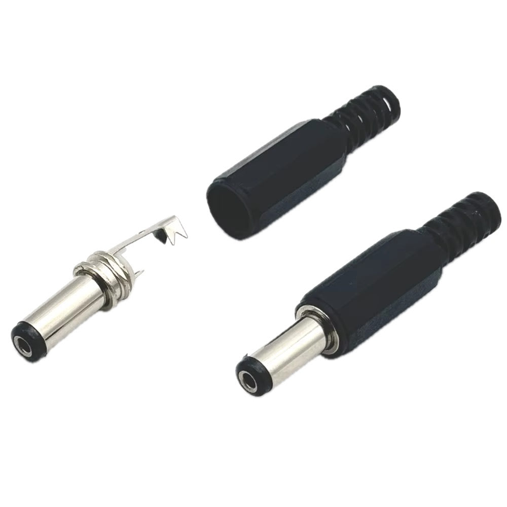 Conector DC macho de 5.5mm x 2.5mm-2