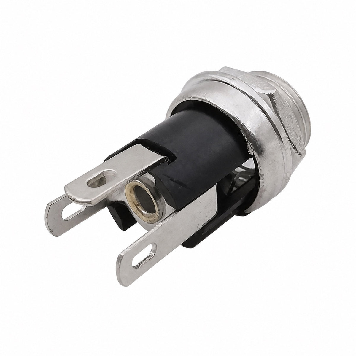 Jack DC hembra metálico para panel de 5.5mm x 2.1mm - DC-025M-2