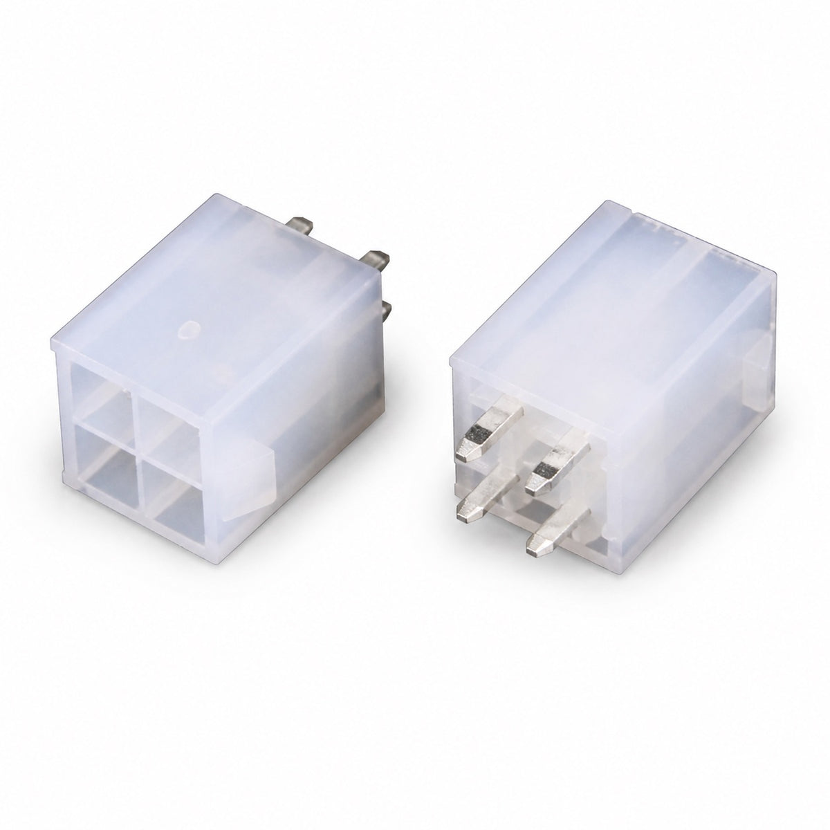 Conector macho recto de 4.2mm para PCB 5566 - 4 pines-1