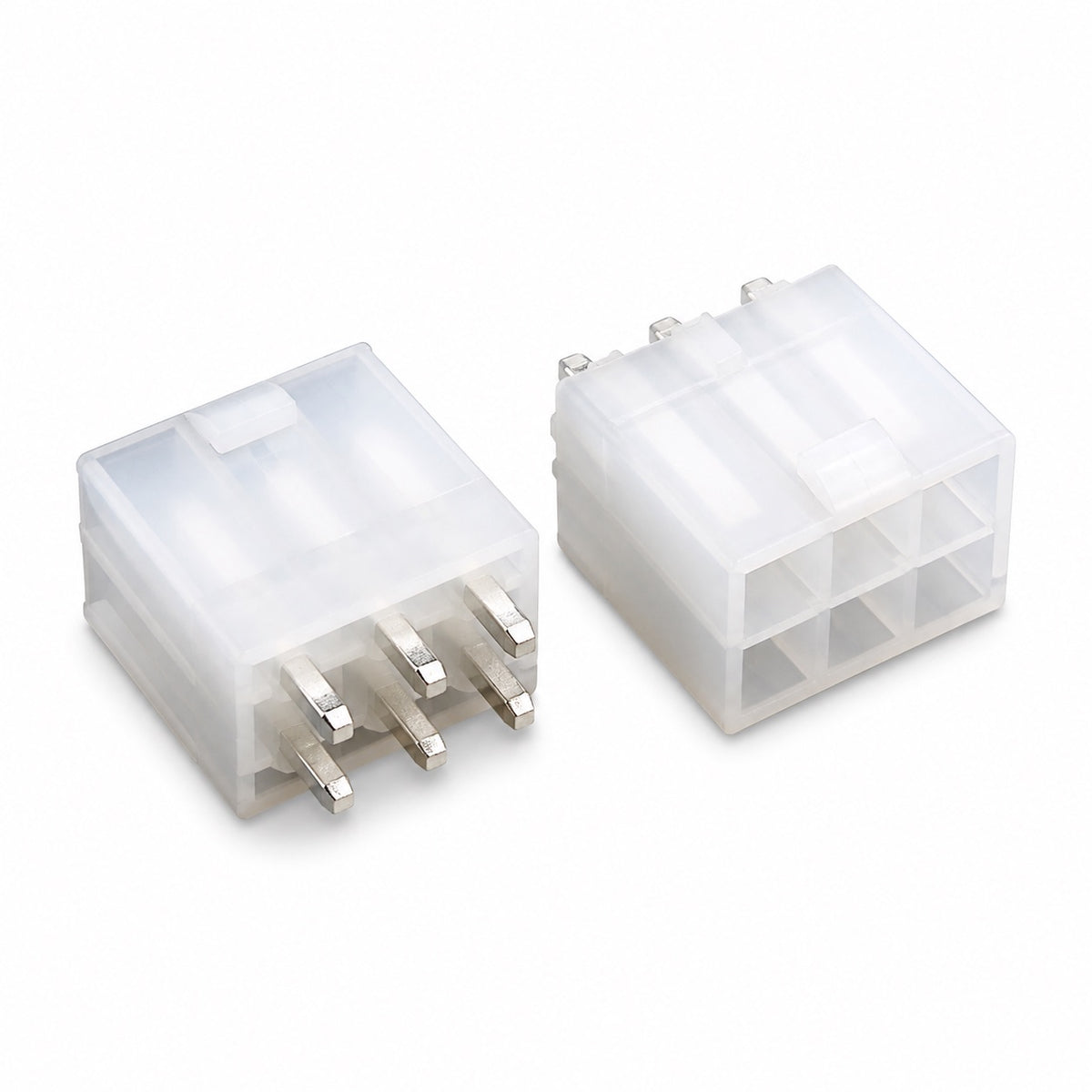 Conector macho recto de 4.2mm para PCB 5566 - 6 pines-1