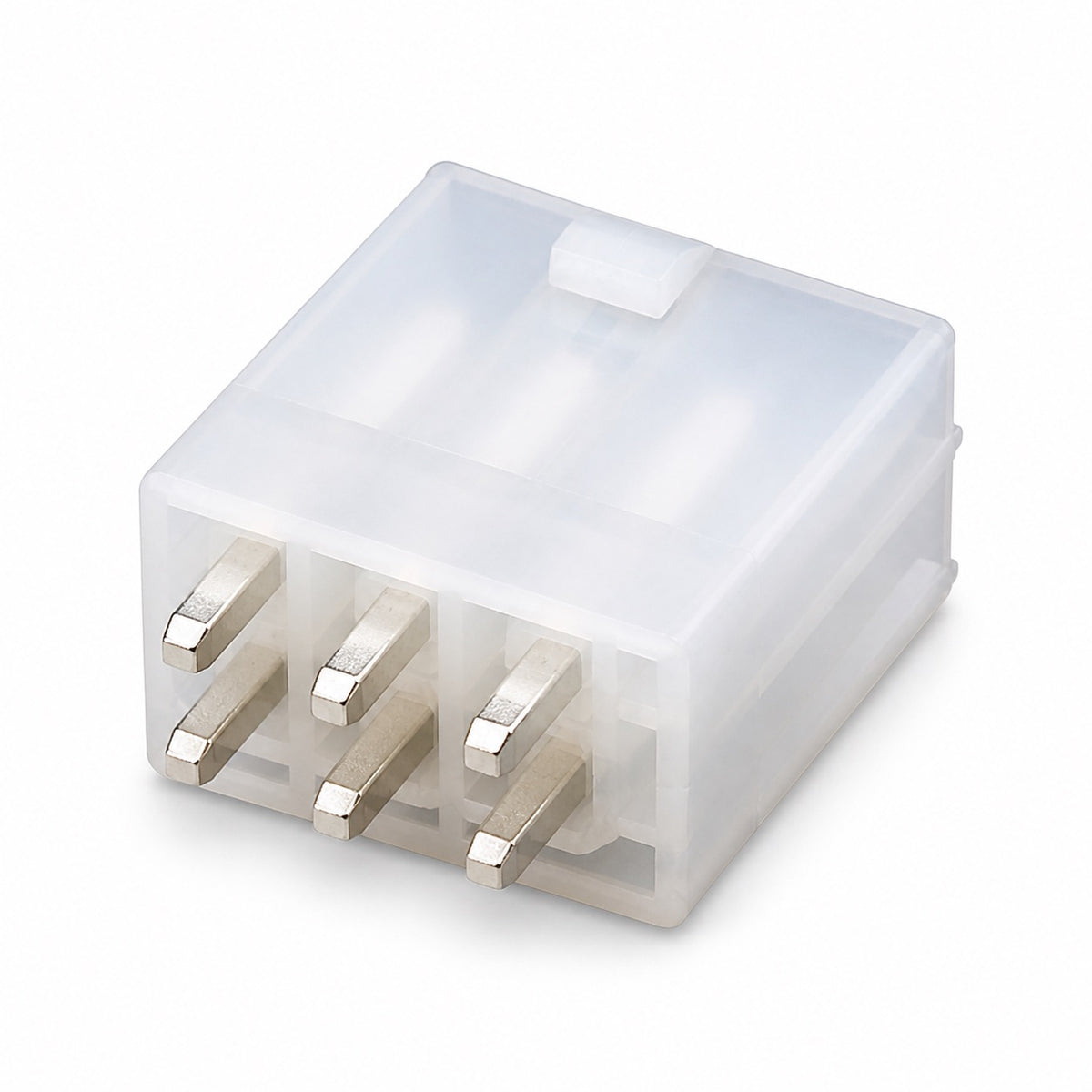 Conector macho recto de 4.2mm para PCB 5566 - 6 pines-2